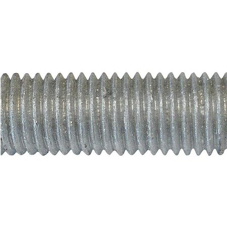 PFC TR1009 Threaded Rod, 3410 in Thread, 6 ft L, A Grade, Carbon Steel, Galvanized, NC Thread 77073